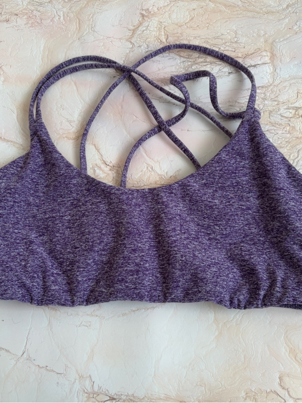 TNA Purple Strappy Sports Bralette - Picture 2 of 4